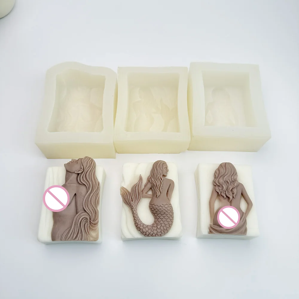 Artistic Female Bust Silicone Candle Mold mold in production at BK Silicone workshop