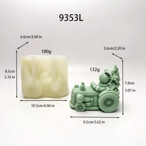 Tractor Animal Silicone Candle Mold