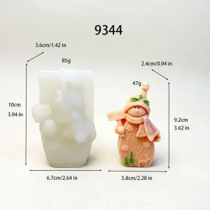Christmas Figure Silicone Candle Mold