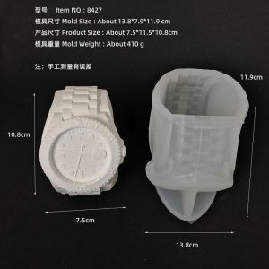 8427 Watch Silicone Candle Mold image 1