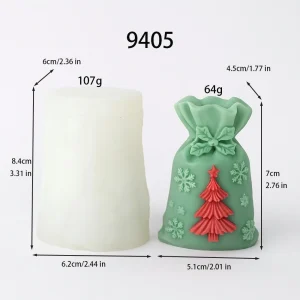 Christmas Gift Bag Silicone Mold - 9405