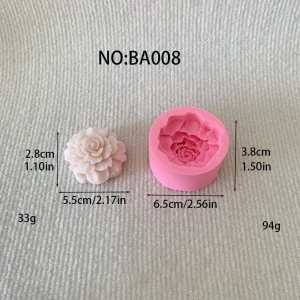 Double Layer Flower Silicone Candle Mold