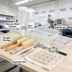 Silicone mold lifespan and maintenance process for longer production use