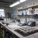 Silicone mold casting setup for production and prototyping