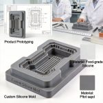 Custom silicone mold for product prototyping and development process
