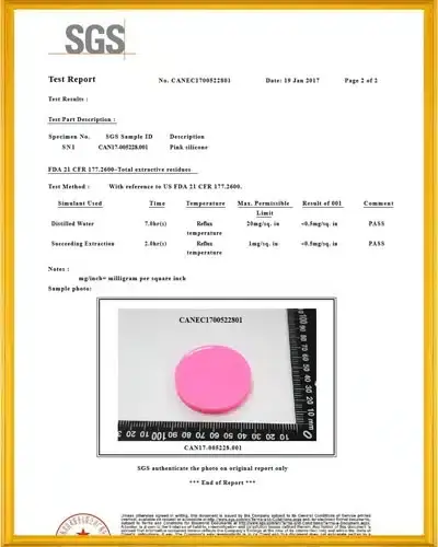 FDA Test Report