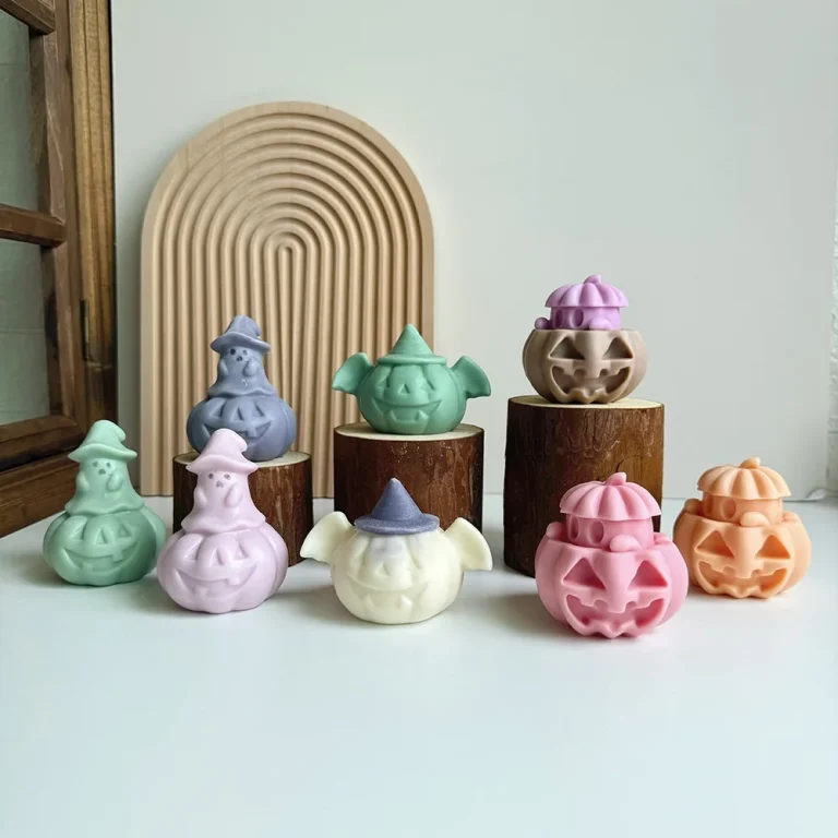 Ghost Silicone Mold for Candle Making 9273 silicone mold detail and cavity