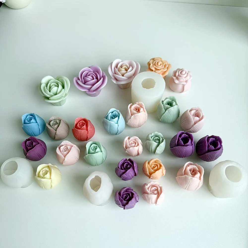 Tulip Silicone Mold for Candle, Soap and Resin 1511 silicone mold detail and cavity