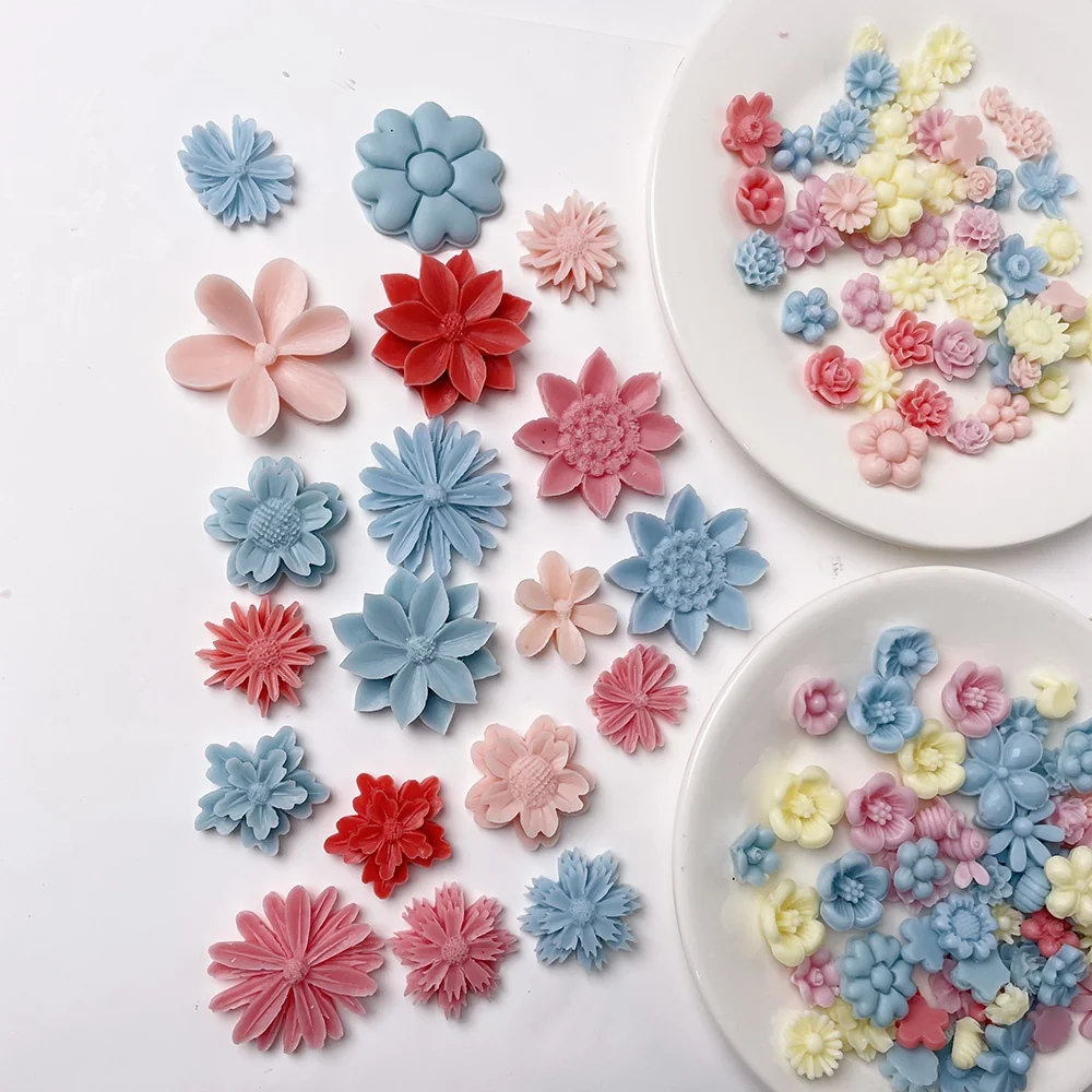 Flower Silicone Mold for Handmade Crafts 1373 finished casting from the silicone mold
