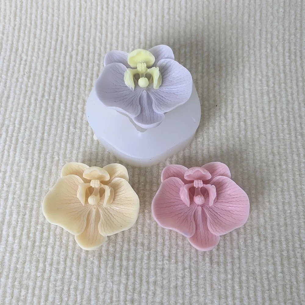 3D Phalaenopsis Silicone Mold 1396 finished casting from the silicone mold