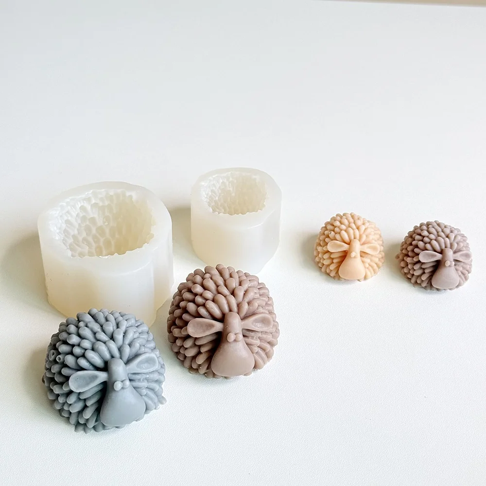Sheep Silicone Mold for Handmade Crafts 1573M finished casting from the silicone mold