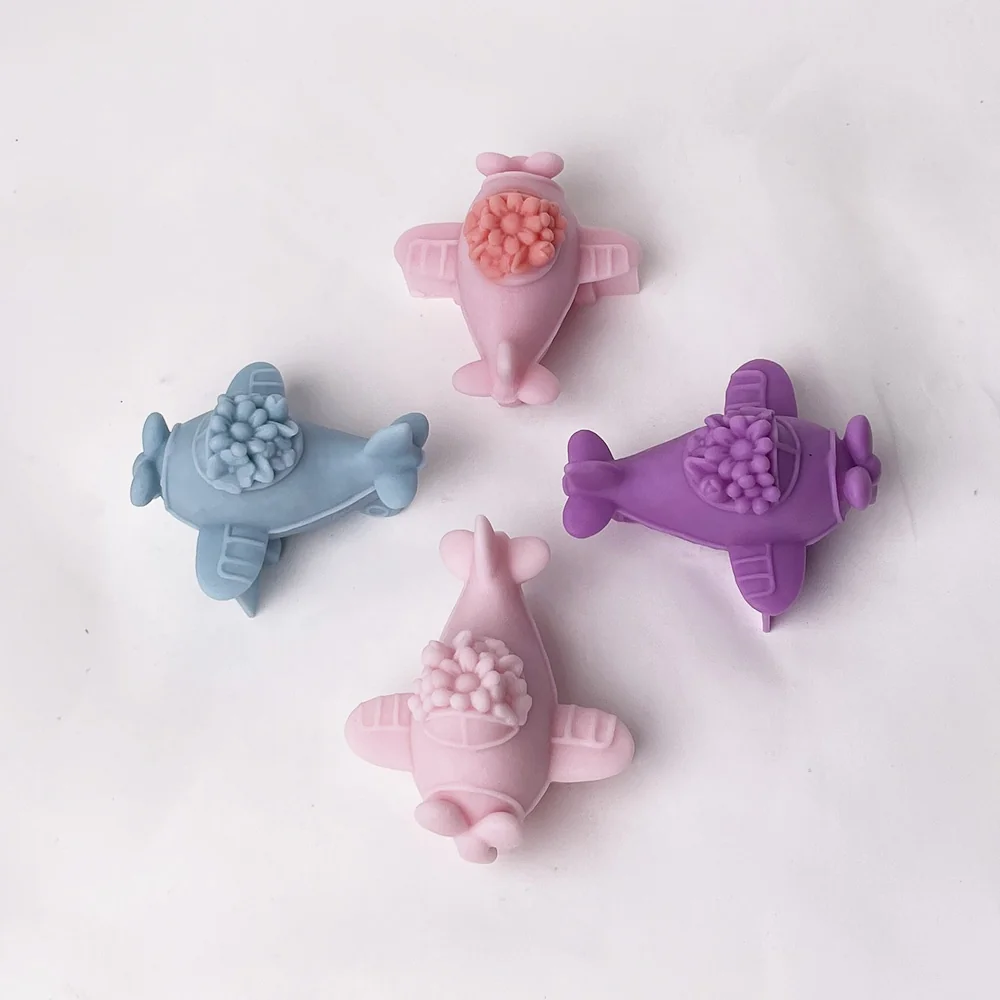 3D Flower Plane Silicone Candle Mold 8996 mold in production at BK Silicone workshop