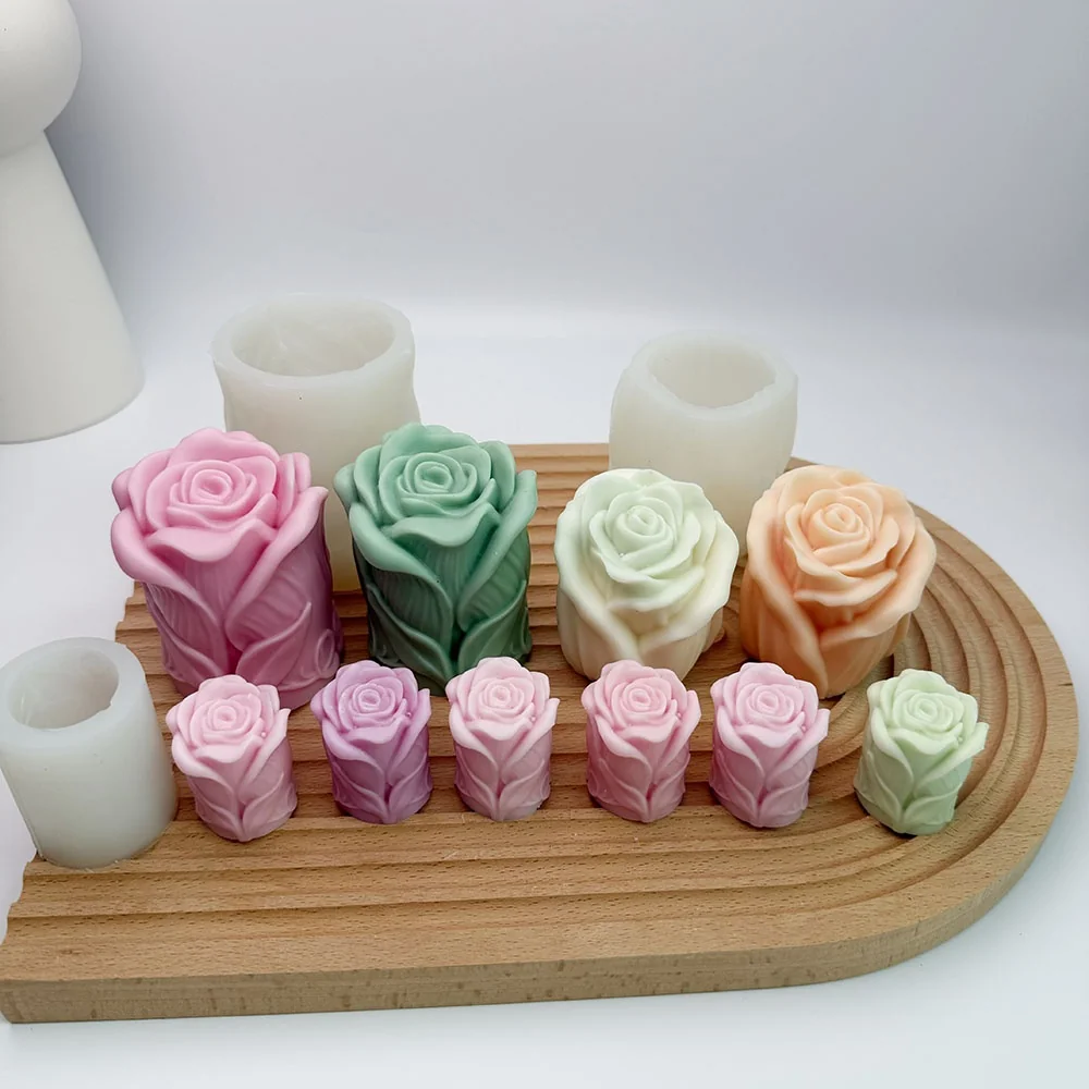 Rose Silicone Mold for Handmade Crafts 9368 mold in production at BK Silicone workshop