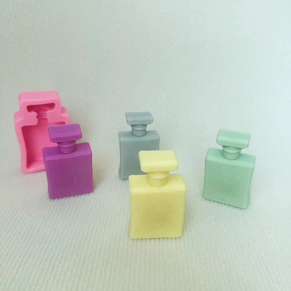 Perfume Bottle Silicone Candle Making Mold 1309 mold in production at BK Silicone workshop