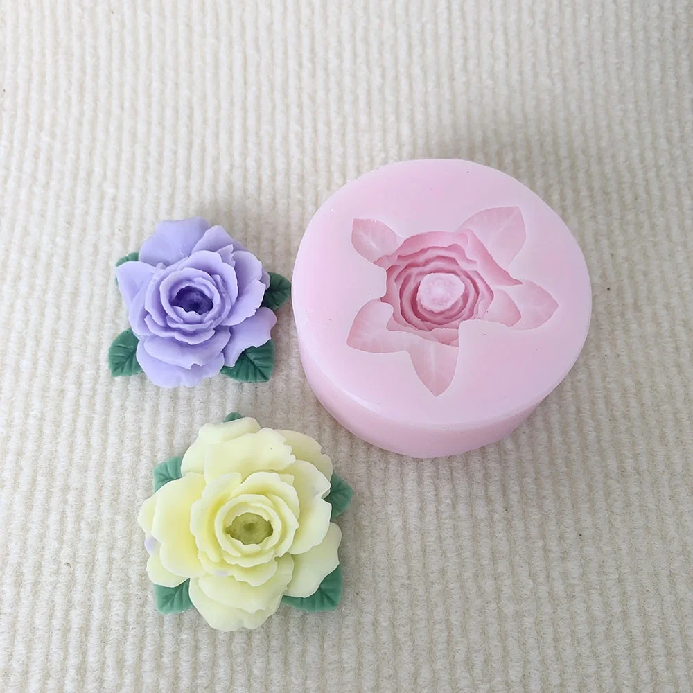 Rose Flower Silicone Mold for Candle Making 1397 mold in production at BK Silicone workshop