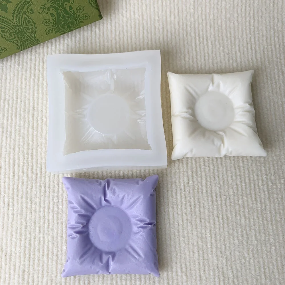 Pillow Silicone Mold for Candle, Soap and Resin 1411 mold in production at BK Silicone workshop