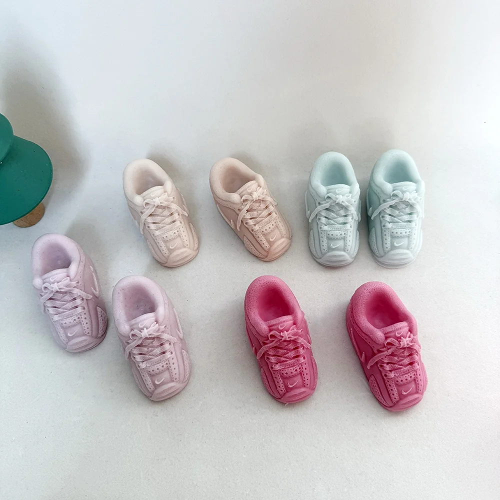 Silicone Candle Mold with Sneaker Design 1460 mold in production at BK Silicone workshop