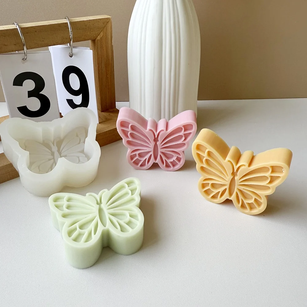 Silicone Candle Mold with Butterfly Design 1472 mold in production at BK Silicone workshop