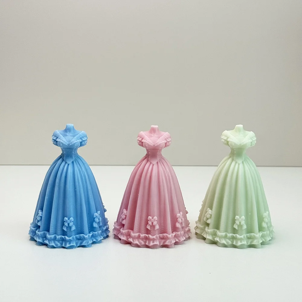3D Princess Gown Silicone Mold mold in production at BK Silicone workshop