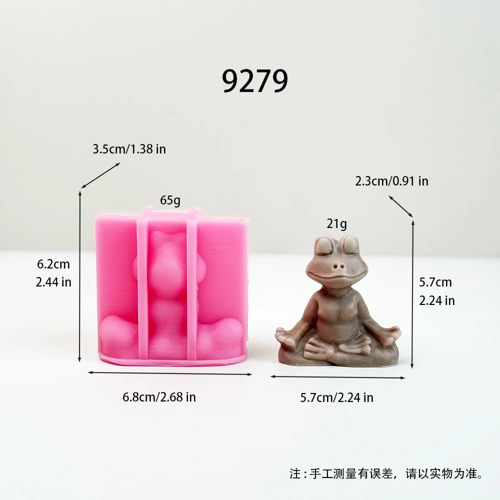 Mini Rose Christmas Tree Silicone Candle Mold 9279 mold in production at BK Silicone workshop