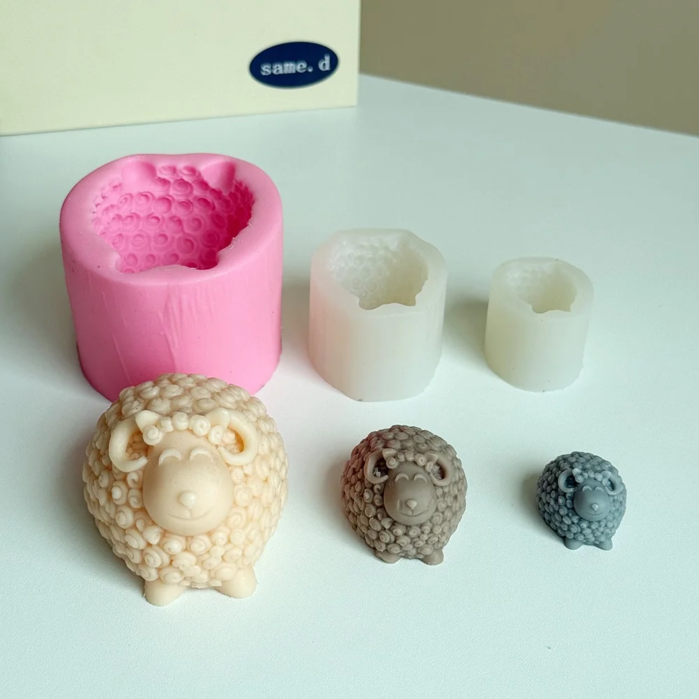 Sheep Silicone Mold for Candle Making AA001 mold in production at BK Silicone workshop