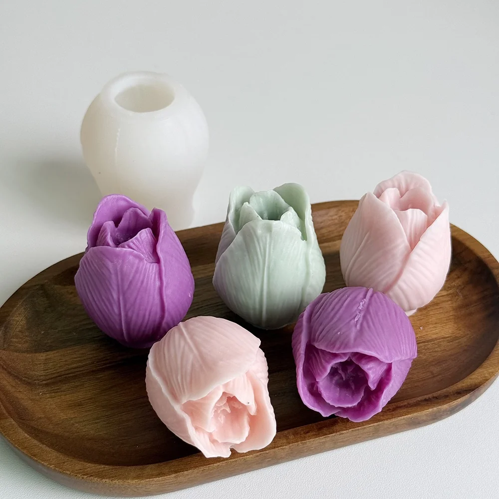 3D Tulip Bud Silicone Mold 1512 mold in production at BK Silicone workshop