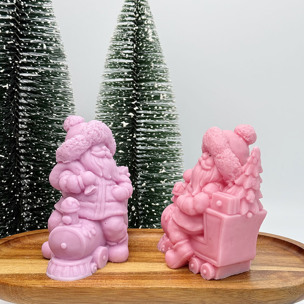 moule en silicone pour bougie Noël Père Noël 3D| B2B grossiste| SKU 9366 – Image 3