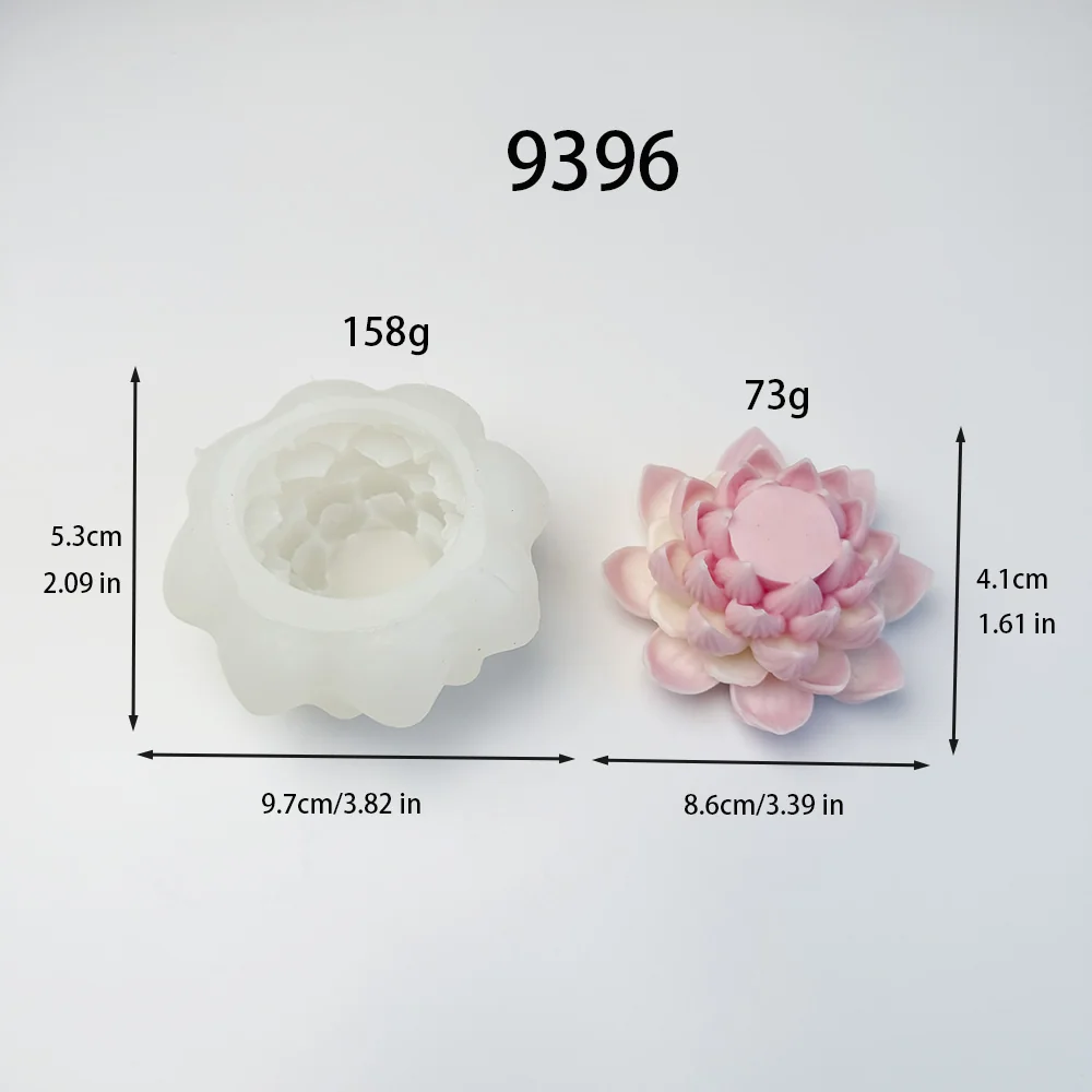 9396 — Форма и лотос с размерами