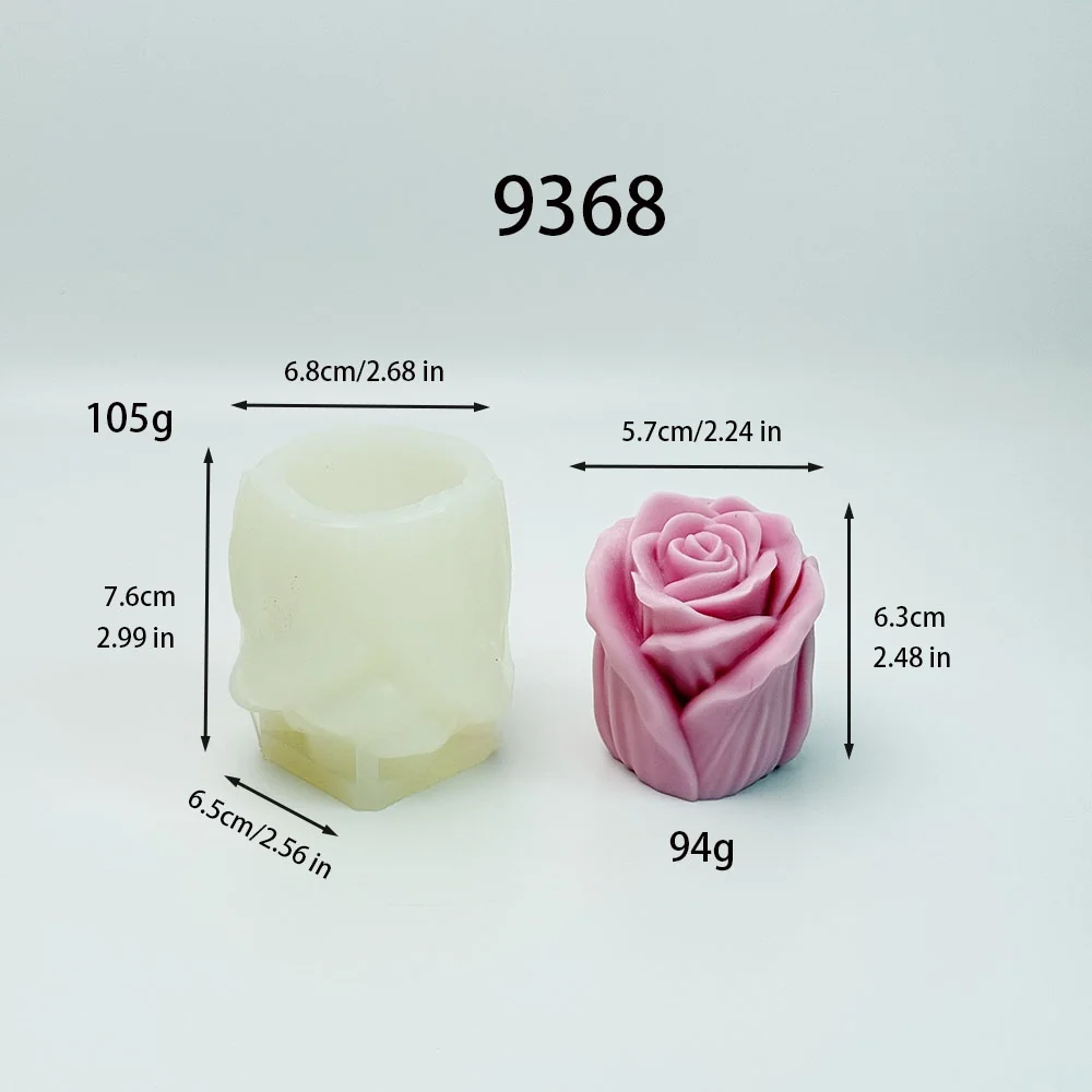 Rose Silicone Mold for Handmade Crafts 9368
