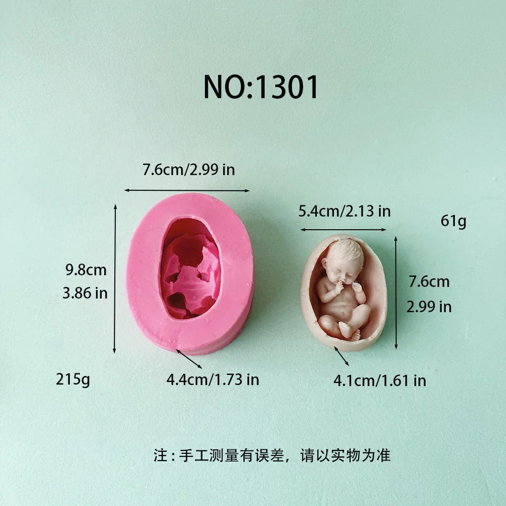 Silicone Candle Mold with Decorative Design 1301