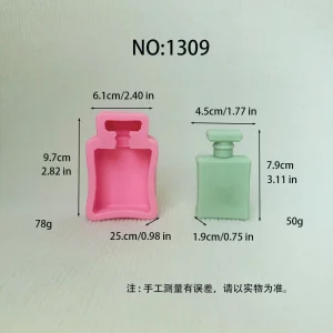 Perfume Bottle Silicone Candle Making Mold 1309