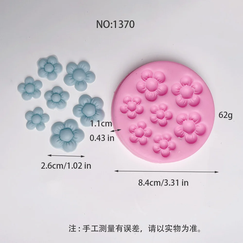 Five-petal Flower Flower Silicone Mold for Candle Making 1370