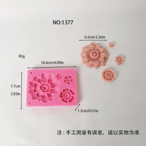 Flower Silicone Mold for DIY Candle Making 1377
