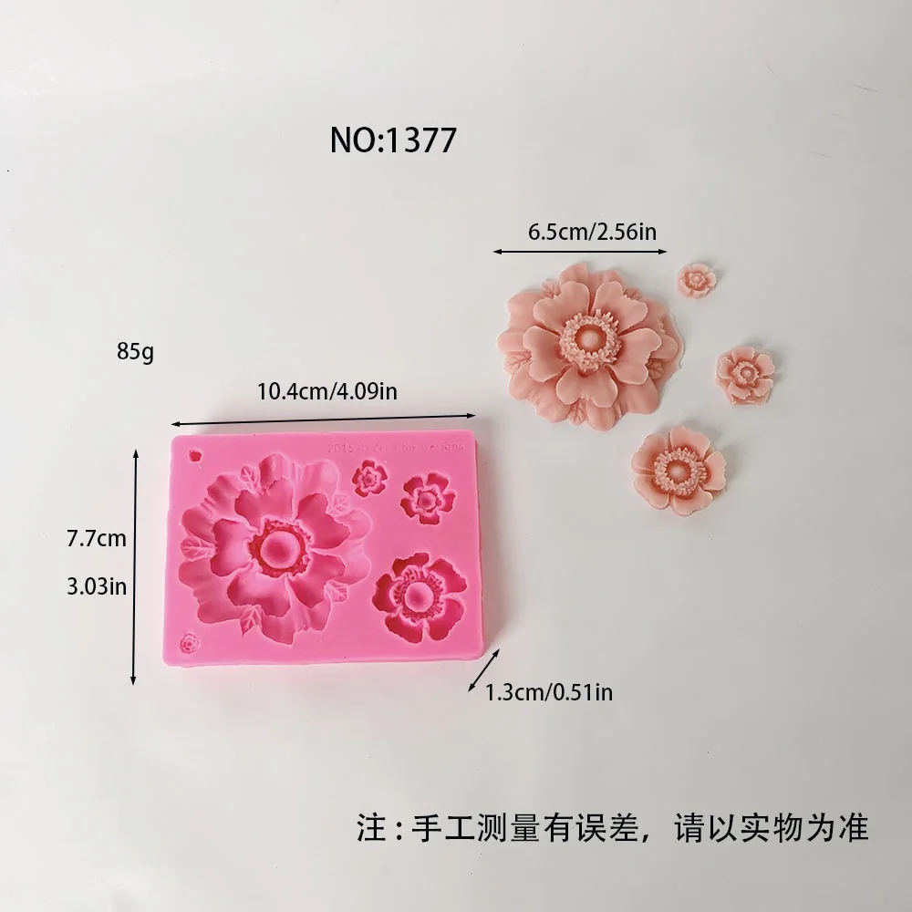 Flower Silicone Mold for DIY Candle Making 1377