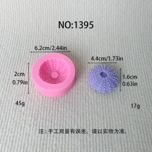 3D Sea urchin Silicone Mold 1395