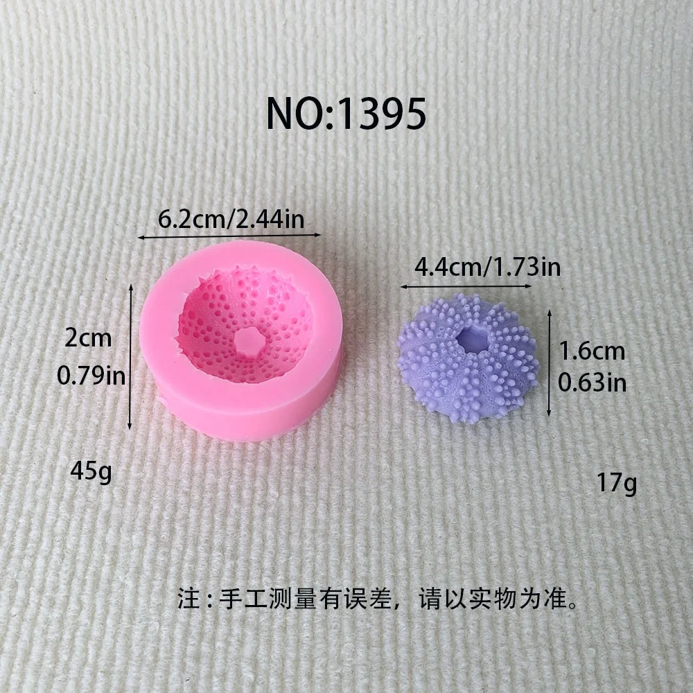 3D Sea urchin Silicone Mold 1395