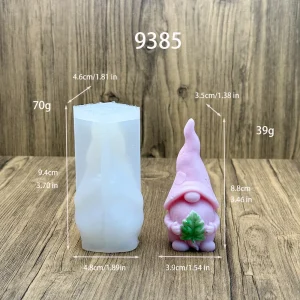 Gnome Leaf Silicone Candle Mold - 9385