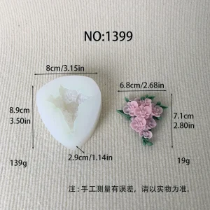 Bouquet Silicone Candle Mold 1399
