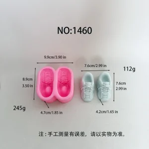 Silicone Candle Mold with Sneaker Design 1460