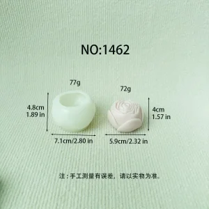 Rose Silicone Mold for DIY Candle Making 1462