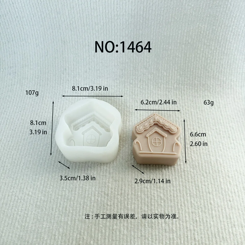 House Silicone Mold for Wax, Soap and Resin Casting 1464