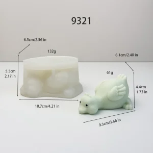 Lying Duck Silicone Mold for Candle