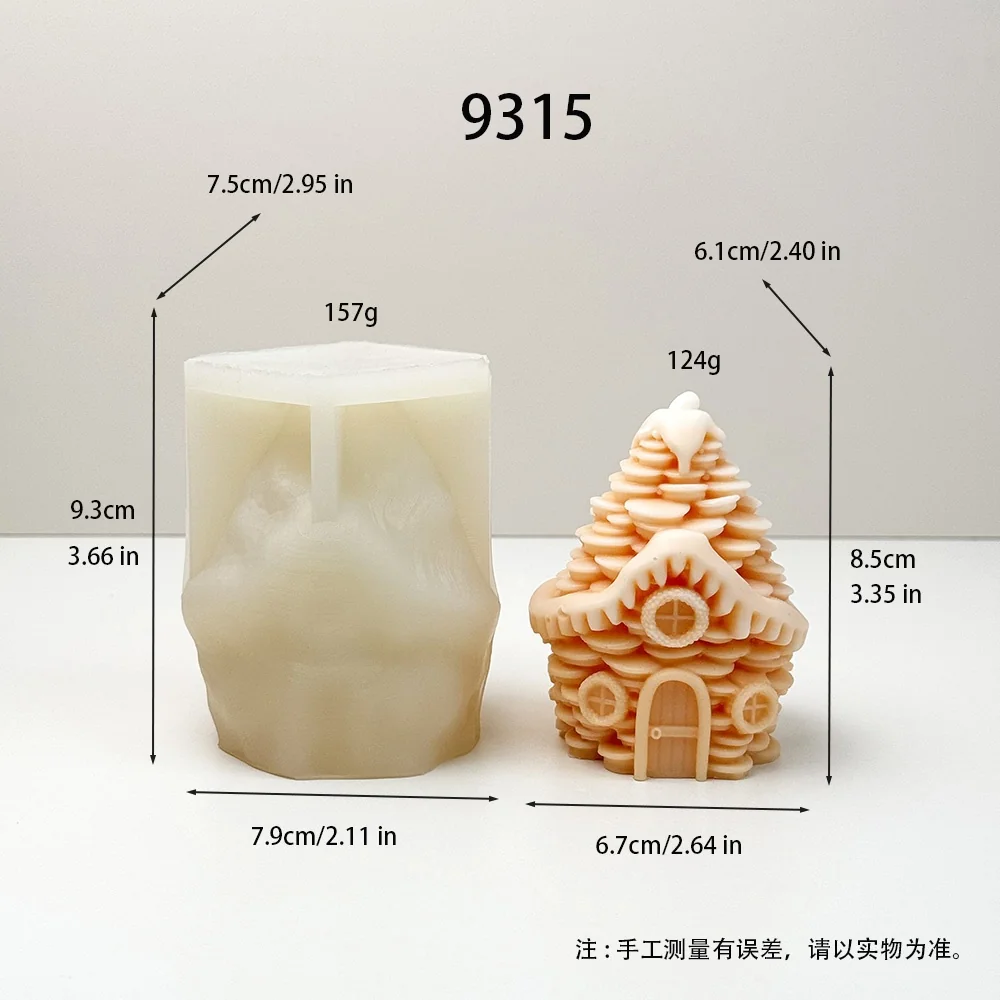 Cottage Pinecone Silicone Mold for Candle Making