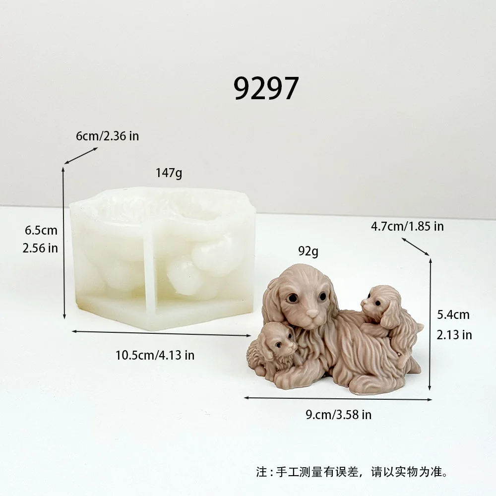 Dog Mold for Candle Making, Wax Melt, Soap, Resin 9297