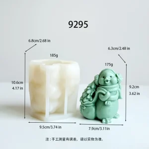 Christmas Penguin Silicone Candle Mold 9295