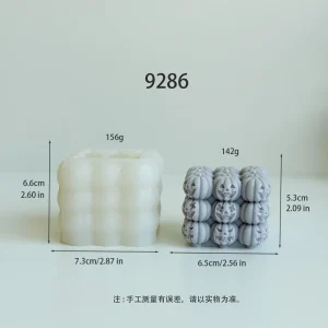 Pumpkin Silicone Candle Mold for Candle, Soap, Resin 9286