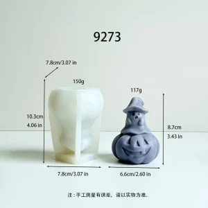 Ghost Silicone Mold for Candle Making 9273