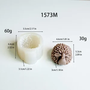 Sheep Silicone Mold for Handmade Crafts 1573M