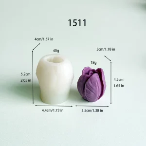 Tulip Silicone Mold for Candle, Soap and Resin 1511