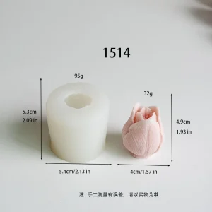 Tulip Silicone Mold for Wax, Soap and Resin Casting 1514